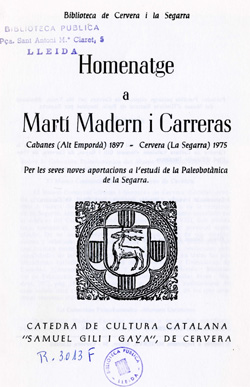 Homenatge a Marti Madern