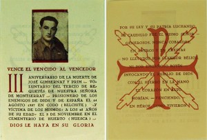 Esquela de Josep Gimbernat