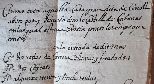 inventari casa Corcoll