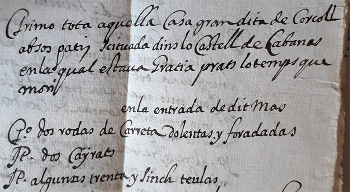 inventari casa Corcoll